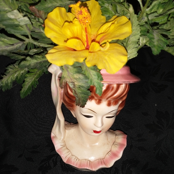 JAPAN Accents Vintage Lady Head Vase Made In Japan Poshmark
